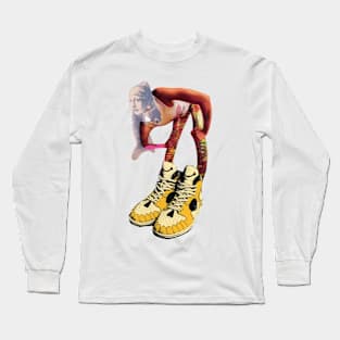 Girl with the Pearl Remixed Long Sleeve T-Shirt